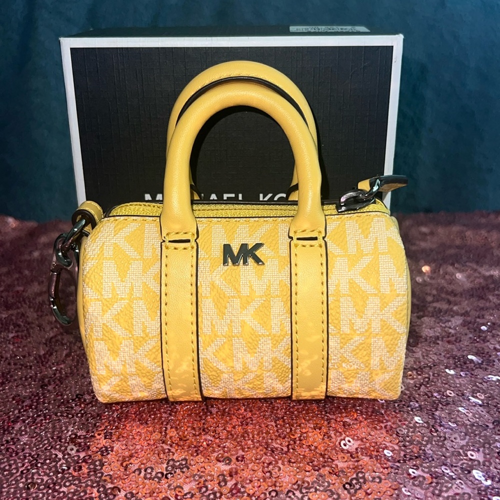 Michael Kors Mini Yellow Duffel